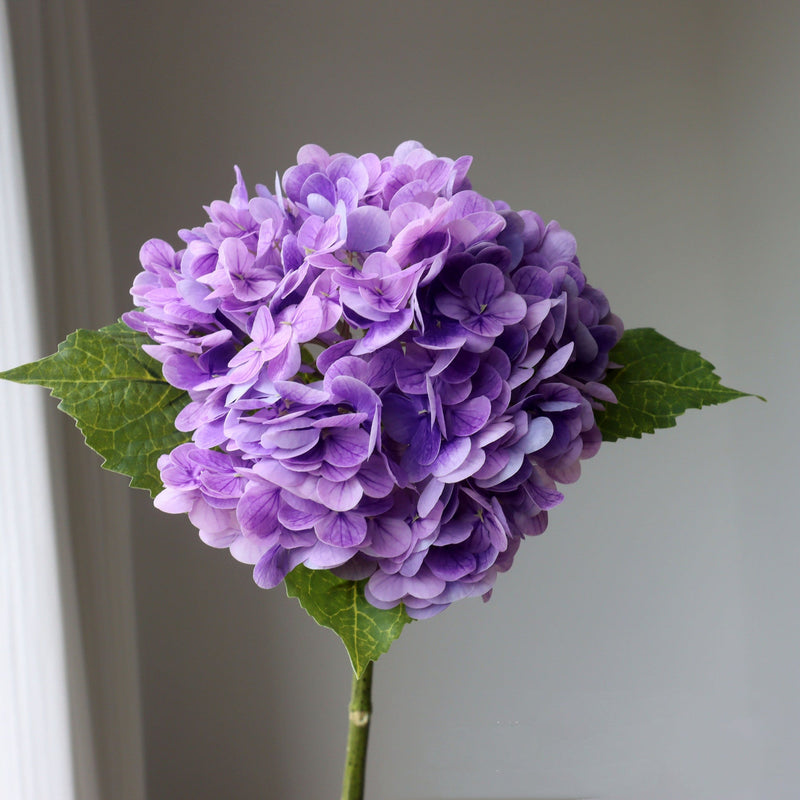 Real Touch Hydrangea Stem 20 Inch Artificial Silk Flower