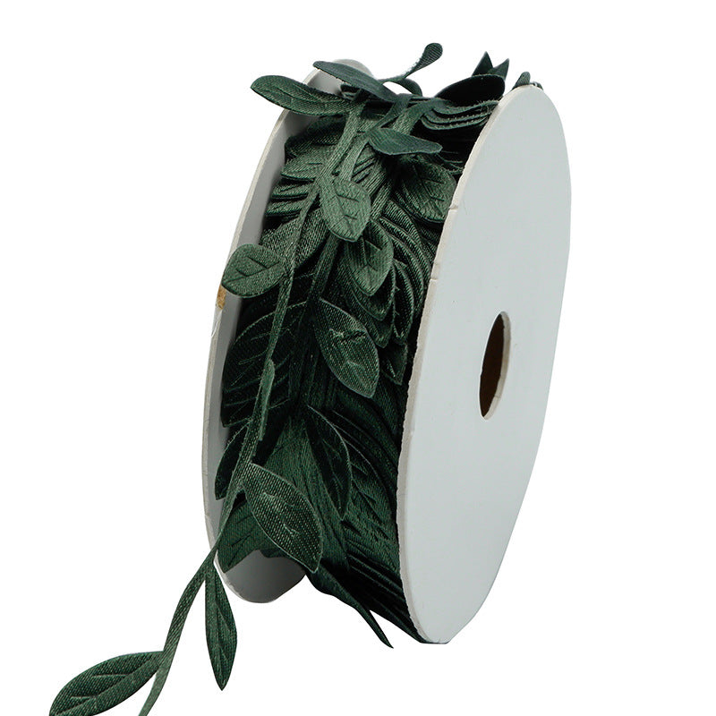13 Colors Artificial Leaf-Shaped Ribbon Vines String Trim, Bulk Greenery for Wedding, Baby Shower, Home Decor, Wreaths & DIY Crafts