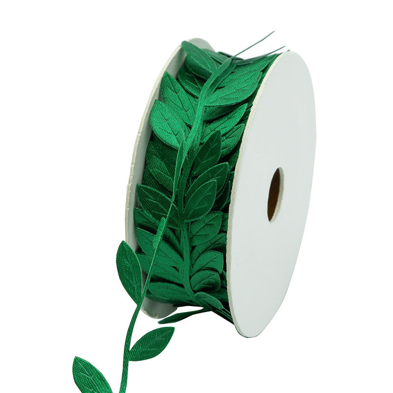 13 Colors Artificial Leaf-Shaped Ribbon Vines String Trim, Bulk Greenery for Wedding, Baby Shower, Home Decor, Wreaths & DIY Crafts