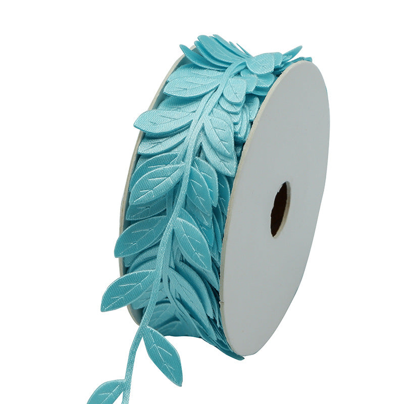13 Colors Artificial Leaf-Shaped Ribbon Vines String Trim, Bulk Greenery for Wedding, Baby Shower, Home Decor, Wreaths & DIY Crafts