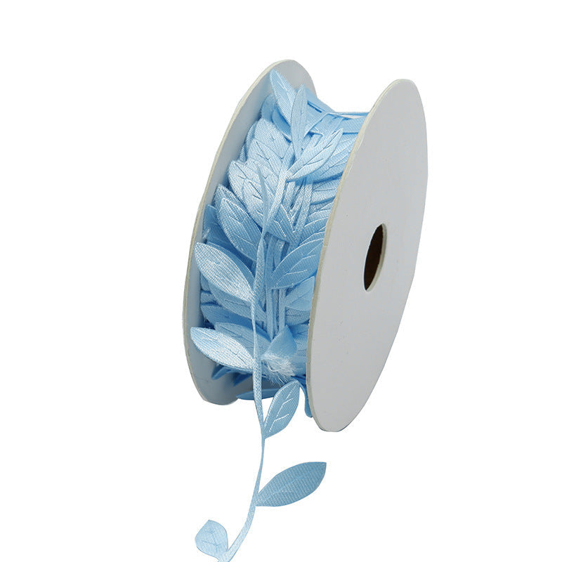 13 Colors Artificial Leaf-Shaped Ribbon Vines String Trim, Bulk Greenery for Wedding, Baby Shower, Home Decor, Wreaths & DIY Crafts