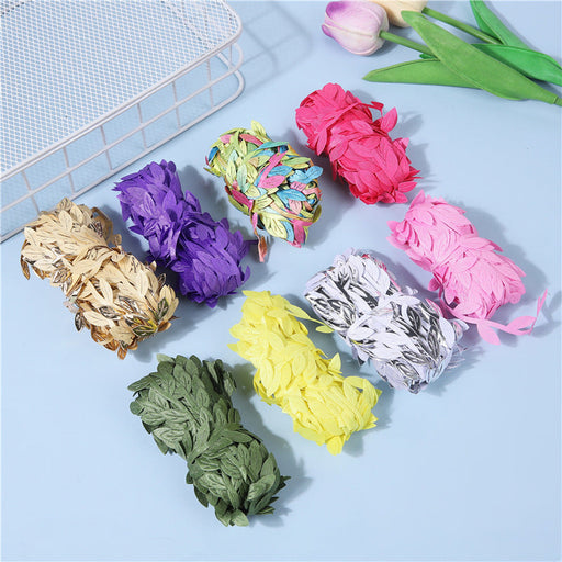 32 Ft Artificial Ivy Leaf Garland Ribbon, 32 Feet Faux Green Leaves for Wedding, Party, DIY Wall Decoration