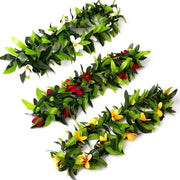 3 Pcs Artificial Island Leis for Men Hawaiian Luau Party Supplies Favors Bulk