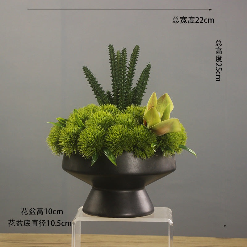 Artificial Greenery Floral Arrangement with Vase, Bulk Set for Guest Rooms, Suites & Bathrooms