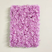 Cherry Blossom Artificial Flower Wall Mat Panels 10 Pcs Pink Silk Backdrop