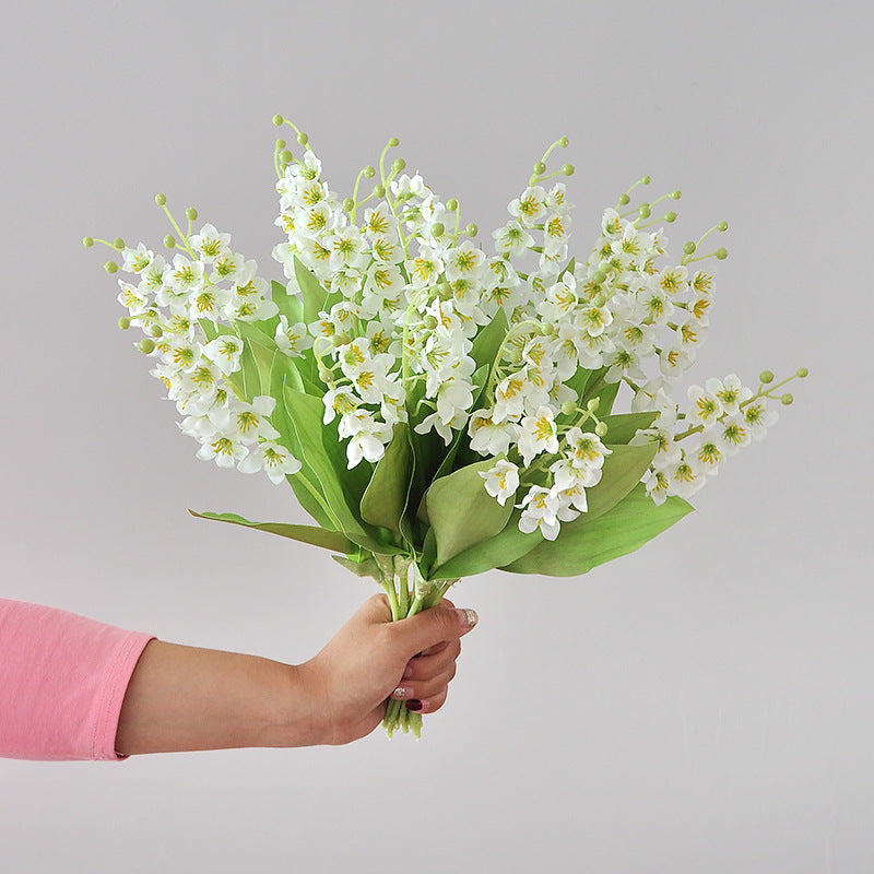 15.7 Inch Silk Lily of the Valley Artificial Flowers 10 Stems Bulk Wholesale