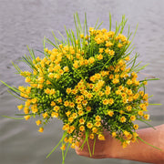 8 Bundles Lily of the Valley Artificial Flowers for Outdoors UV Resistant Bush Plants Bulk