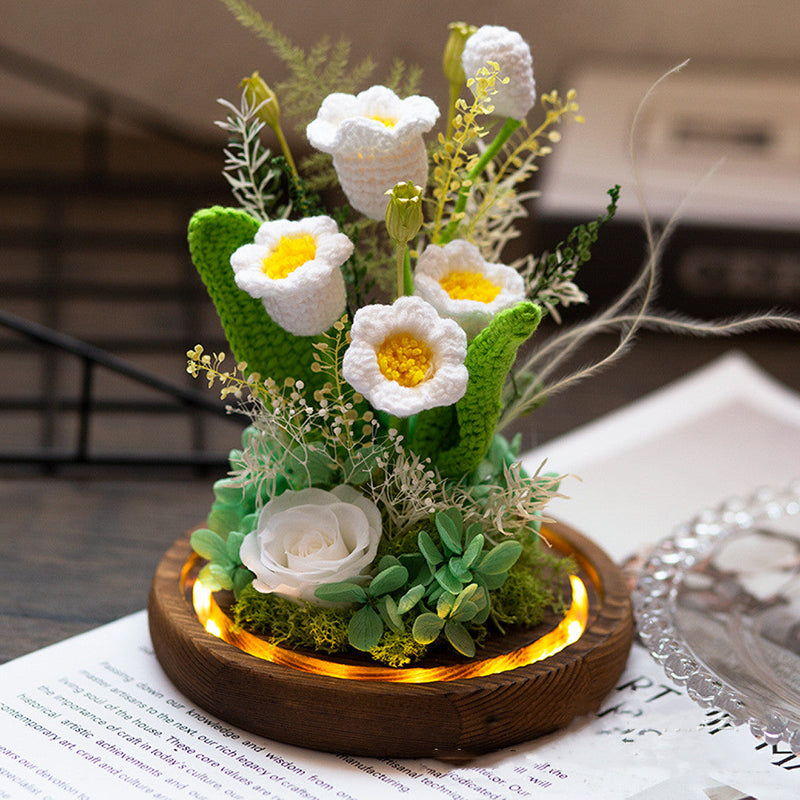 10 Pcs Artificial Lily of the Valley Preserved Flowers Bulk Wholesale Gifts for Her