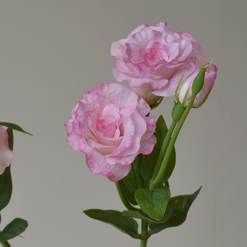18 Inch Lisianthus Artificial Flower Stems, 10 Pcs Bulk Silk Stems for Wedding, Home Decor, Event Styling