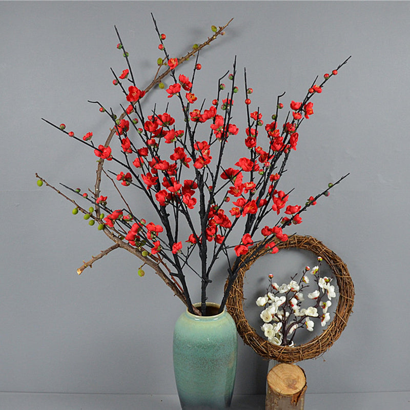 40 Inch Artificial Silk Winter Sweet Branches – Bulk Extra Long Winter Flowers, Wholesale Quantity
