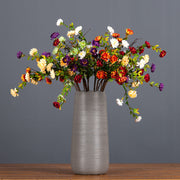 3 Pcs Autumn Silk Daisy Spray Stems Curly Branches Artificial Flowers for Arrangement