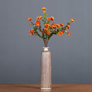 3 Pcs Autumn Silk Daisy Spray Stems Curly Branches Artificial Flowers for Arrangement