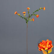 3 Pcs Autumn Silk Daisy Spray Stems Curly Branches Artificial Flowers for Arrangement