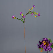 3 Pcs Autumn Silk Daisy Spray Stems Curly Branches Artificial Flowers for Arrangement