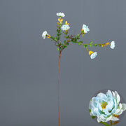 3 Pcs Autumn Silk Daisy Spray Stems Curly Branches Artificial Flowers for Arrangement