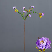 3 Pcs Autumn Silk Daisy Spray Stems Curly Branches Artificial Flowers for Arrangement