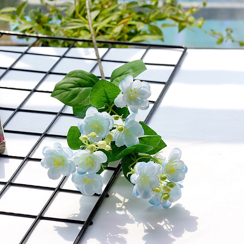 Artificial Night Blooming Jasmine Flowers, 12 Inch Long Stems, Bulk Wholesale, Silk, 10 Pcs