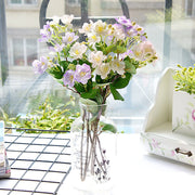 Artificial Night Blooming Jasmine Flowers, 12 Inch Long Stems, Bulk Wholesale, Silk, 10 Pcs
