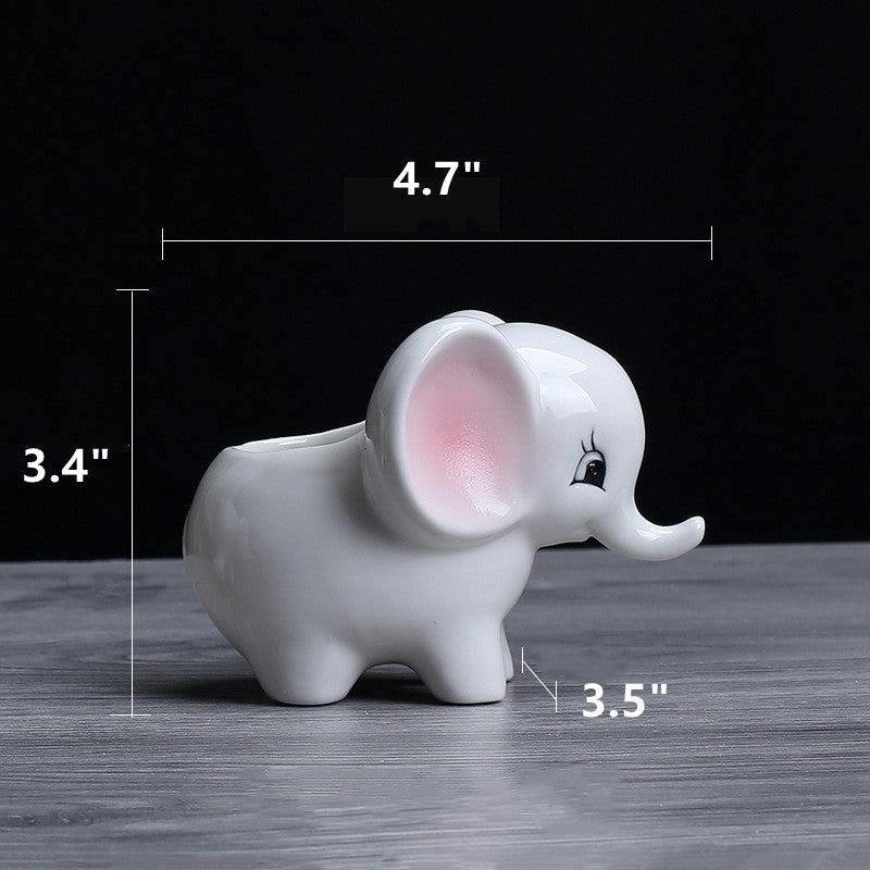 10 Pcs Artificial Elephant Succulent Planter Pots Bulk Set