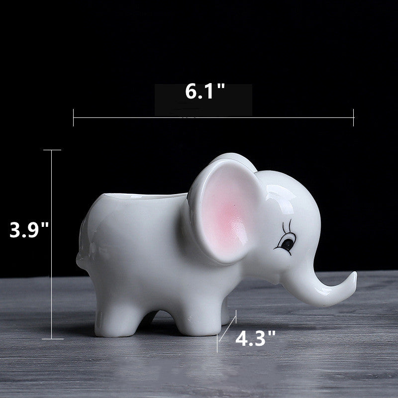 10 Pcs Artificial Elephant Succulent Planter Pots Bulk Set