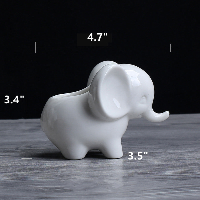 10 Pcs Artificial Elephant Succulent Planter Pots Bulk Set