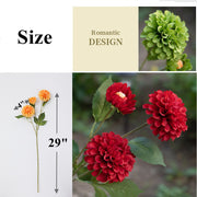 29 Inch Artificial Marigold Spray Stems Branches 10 Pcs Fall Flowers Bulk