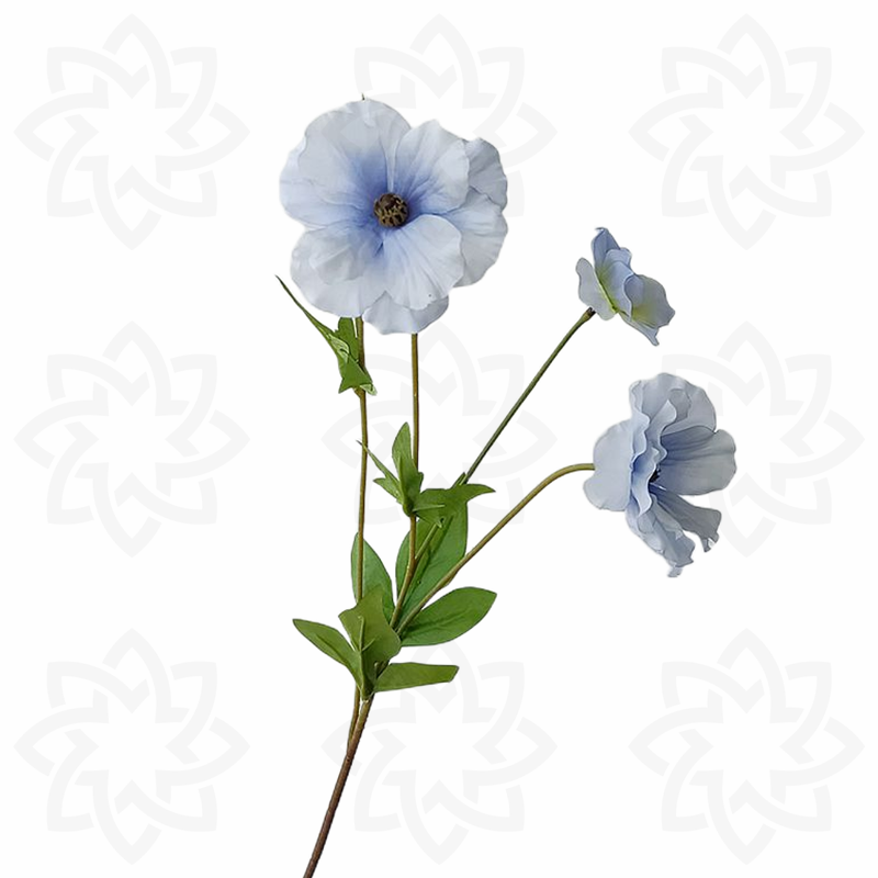 19 Inch Butterfly Ranunculus Stems 10 Pcs Silk Artificial Flowers Bulk