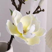 27.5 Inch Artificial Magnolia Spray Stem, Real Touch, Bulk Quantity
