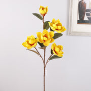 38 Inch Magnolia Branch Stems 10 Pcs Artificial Silk Flowers Bulk Spring Decor