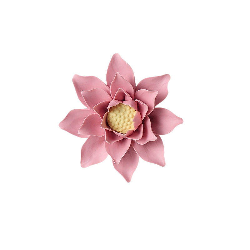 4.7 Inch Porcelain Artificial Flowers Bulk Ceramic Hanging Decoration Crafts