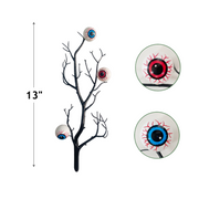 5 Pcs Artificial Halloween Manzanita Stems Branches with Eyeballs Decoration