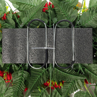 Memorial Artificial Chrysanthemum Grave Bouquet (31.5 Inches) – Tombstone Decoration