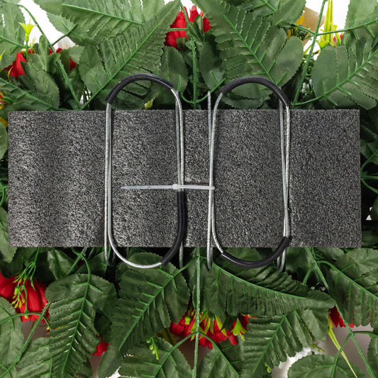 Memorial Artificial Chrysanthemum Grave Bouquet (31.5 Inches) – Tombstone Decoration