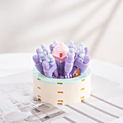 Mini Artificial Flowers Building Blocks Bouquet Set Bulk for Gifts, Multi-Color, Small Size, 10 Pcs