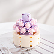 Mini Artificial Flowers Building Blocks Bouquet Set Bulk for Gifts, Multi-Color, Small Size, 10 Pcs