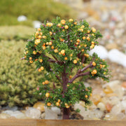 2 Pcs Miniature Fairy Garden Trees 2.7 Inch Artificial Plants for Micro Landscape DIY Crafts