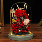 Forever Preserved Carnation Flowers Bulk Bouquet for Women, Artificial Silk, 10 Stems