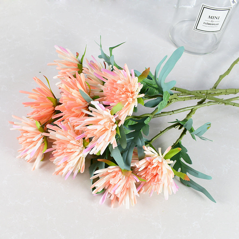 18 Inch Silk Dahlia Flower Stems Spray 18 Pcs Fall Artificial Floral Arrangement