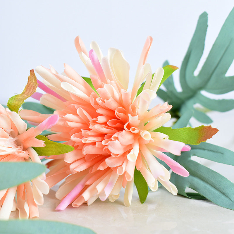 18 Inch Silk Dahlia Flower Stems Spray 18 Pcs Fall Artificial Floral Arrangement