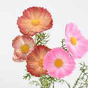 2 Pcs Artificial Silk Poppy Stems – Realistic Red Flower Stems for Vase Arrangements
