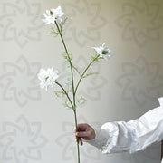 27.5 Inch Artificial Nigella Love in the Mist Flower Stems, 10 Pcs Silk Bulk
