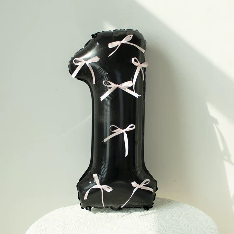 32 Inch Number Foil Balloon - 0-9 Digits Optional | Kids Birthday Party Decor for Boys & Girls