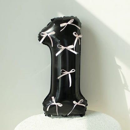 32 Inch Number Foil Balloon - 0-9 Digits Optional | Kids Birthday Party Decor for Boys & Girls