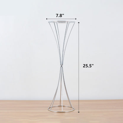 Premium Ornate Metal Floral Vase Centerpiece Rust Resistant Wedding Banquet Decor Hollow Out Anniversary Ceremony Table Settings