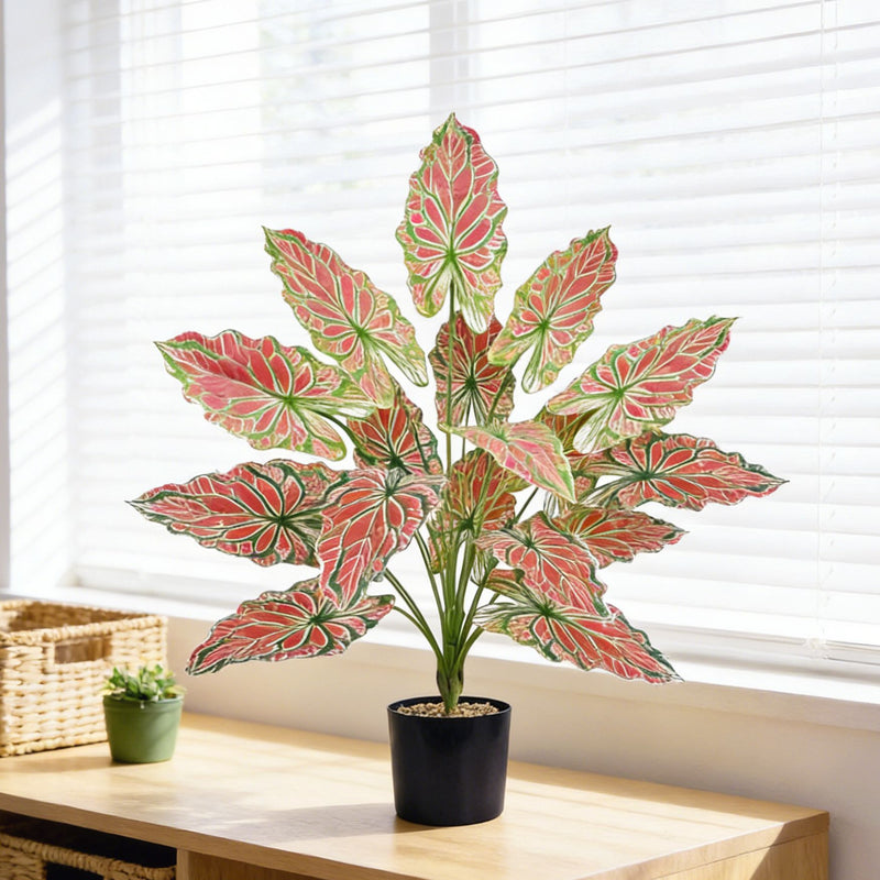 Artificial Lucky Bamboo Plant, 24" Tall, Realistic Plastic Foliage for Home, Office, Wedding Decor, Bulk Purchase Options