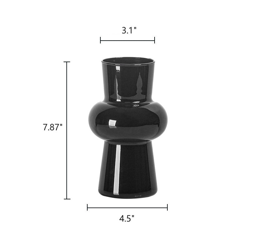 Bulk 7.8" Glass Vase Modern Hydroponic Vases for Centerpiece Wedding Office Home Wholesale