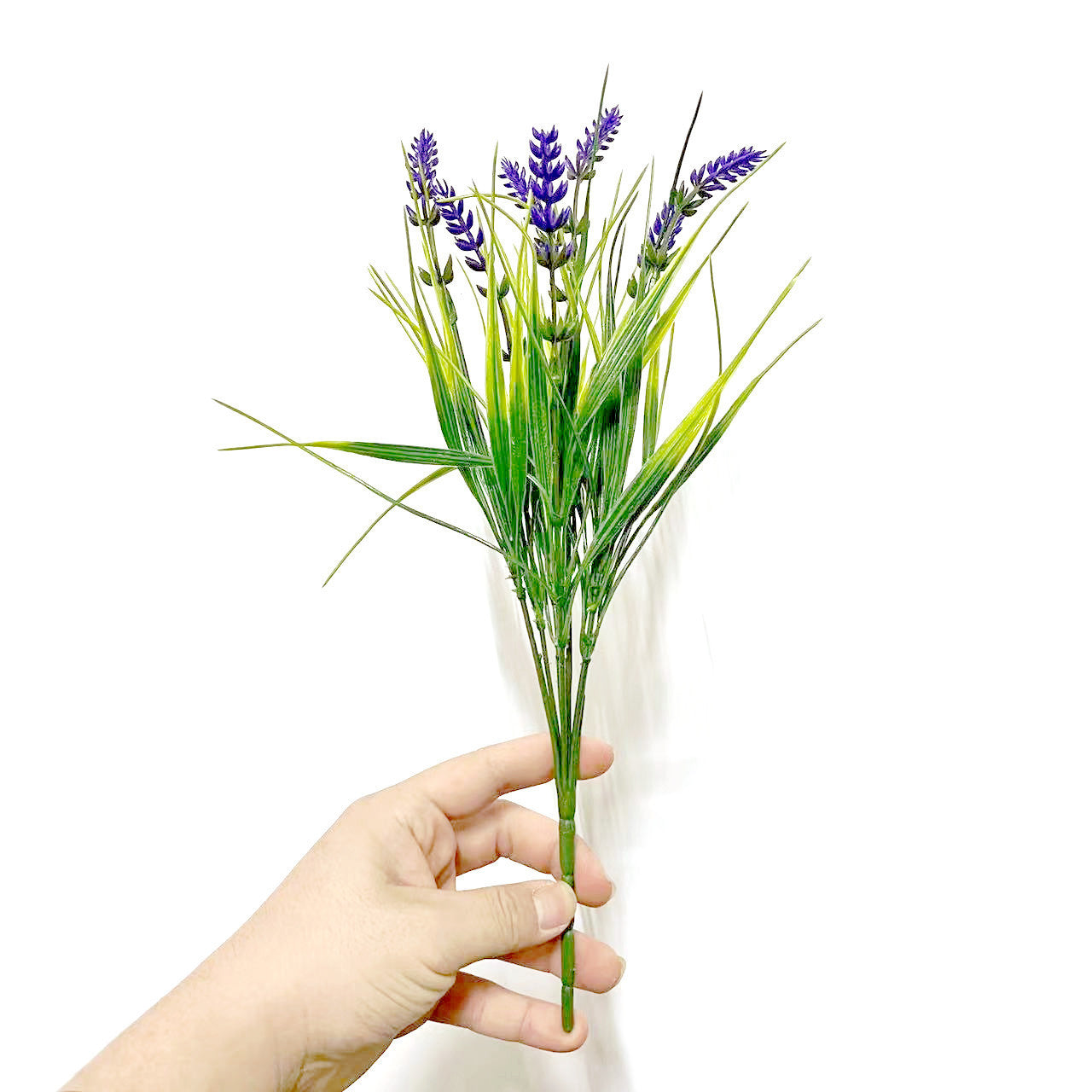 Entrance & Venue Decor 10 Pack UV Resistant Artificial Lavender Grass for Indoor & Outdoor Events