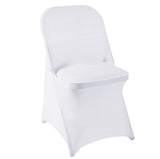 Bulk 2 Pcs Stretch Folding Chair Cover Removable Chair Cover for Banquet Wedding Event Celebration Holidays Party Elastic Chair Cover Wholesale