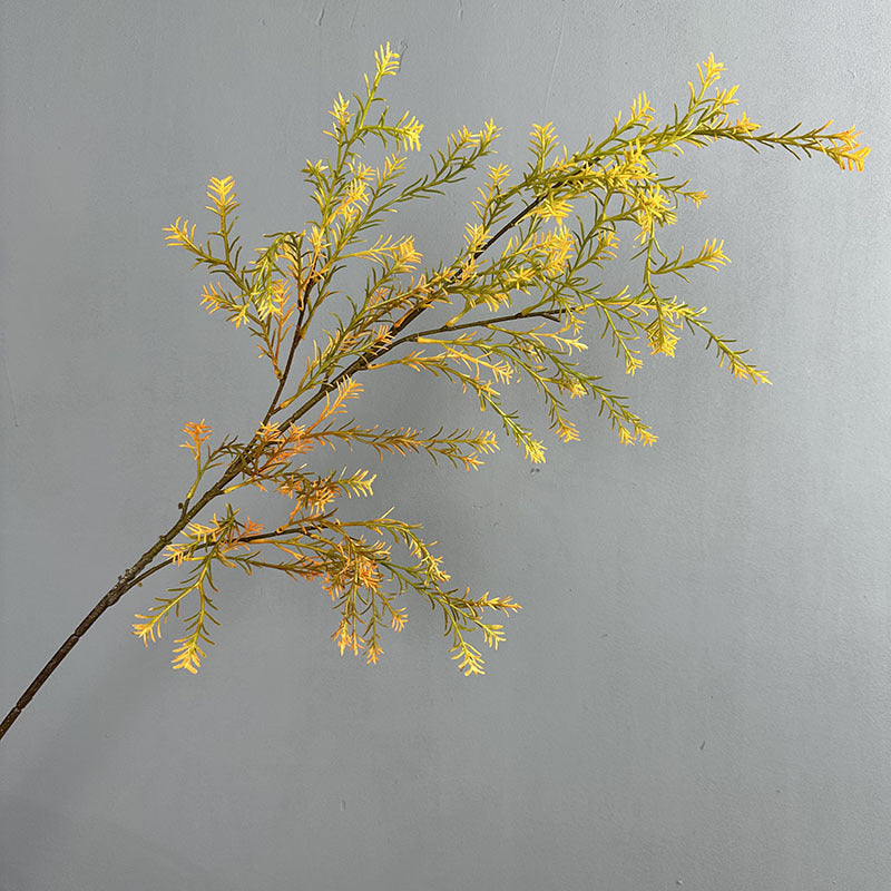 56-Inches Faux Golden Willow | Home Decor & Wedding Prop - Artificial Gold Willow for Interior Accent