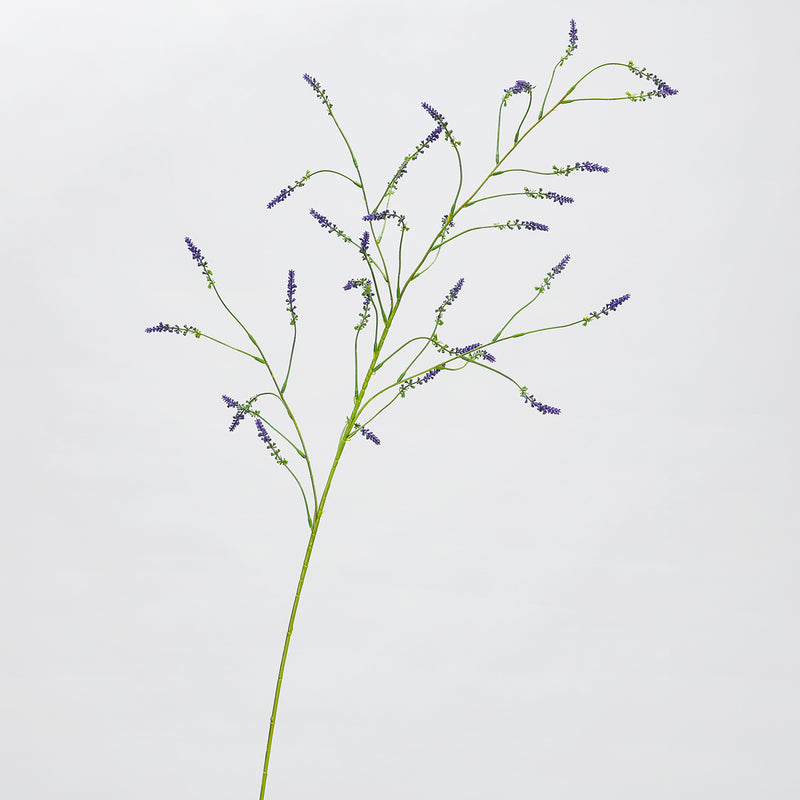 Single Stem Artificial Lavender Knotweed Flower, 48" Tall, Plastic, for Weddings, Home Decor, and Commercial Spaces